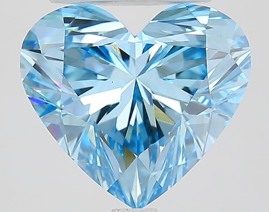 Loose Diamond - HEART 4.05ct Fancy Vivid Blue VS2