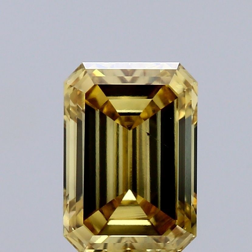 Loose Diamond - EMERALD 1.6ct Fancy Intense Yellow VS2