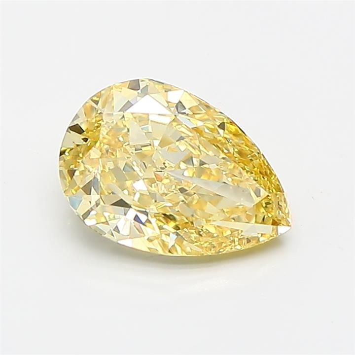 Loose Diamond - PEAR 1.13ct Fancy Intense Yellow VS1