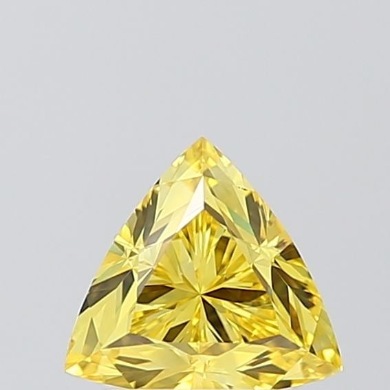 Loose Diamond - TRIANGULAR 1.08ct Fancy Vivid Yellow VS1