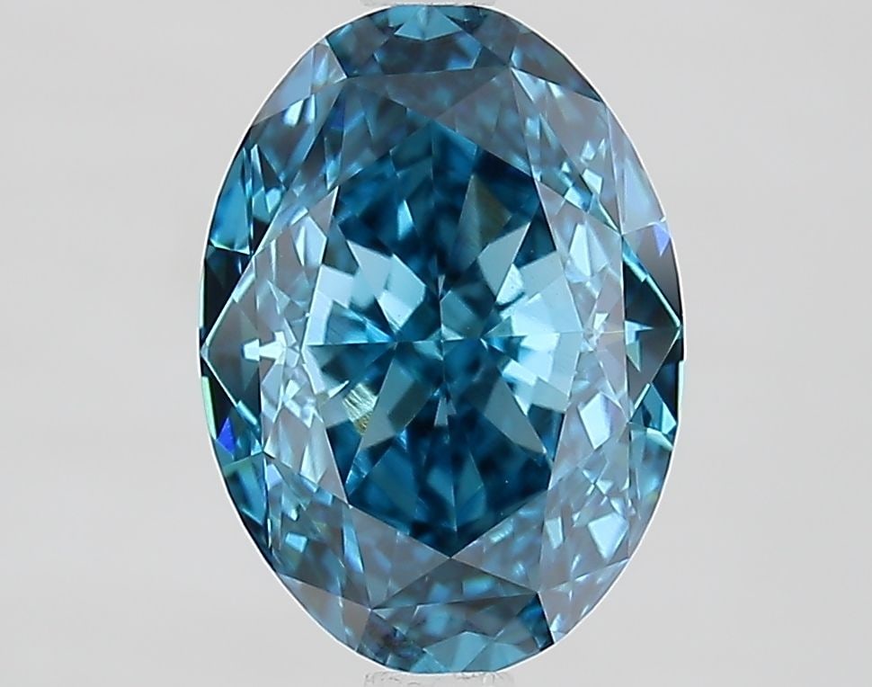 Loose Diamond - OVAL 2.64ct Fancy Vivid Blue VS1
