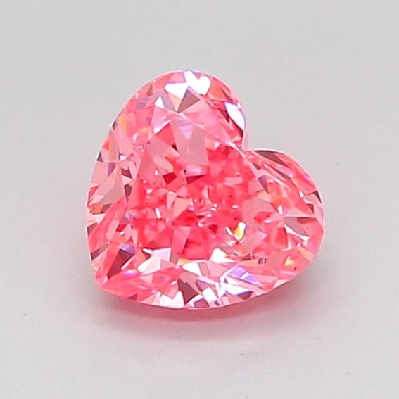 Loose Diamond - HEART 0.8ct Fancy Vivid Pink VS2