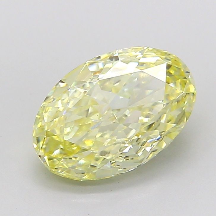 Loose Diamond - OVAL 2.07ct Fancy Light Yellow VS1