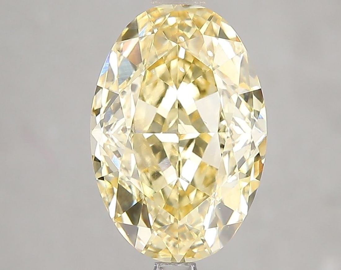 Loose Diamond - OVAL 4.53ct Fancy Intense Yellow VS2