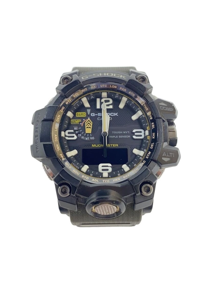 Casio G Shock GWG 1000 1A3JF Black Men's Wristwatch: Casio G Shock GWG 1000 1A3JF Black Men's Wristwatch This CASIO G-SHOCK GWG-1000-1A3JF men's wristwatch features a robust black design and is crafted in Japan. It shows slight signs of use, including s