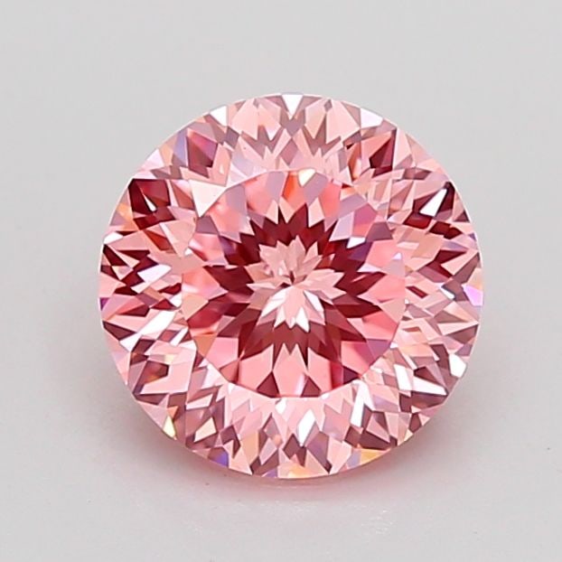 Loose Diamond - ROUND 1.91ct Fancy Vivid Pink VVS2
