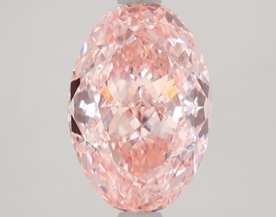 Loose Diamond - OVAL 2.52ct Fancy Vivid Pink VVS2