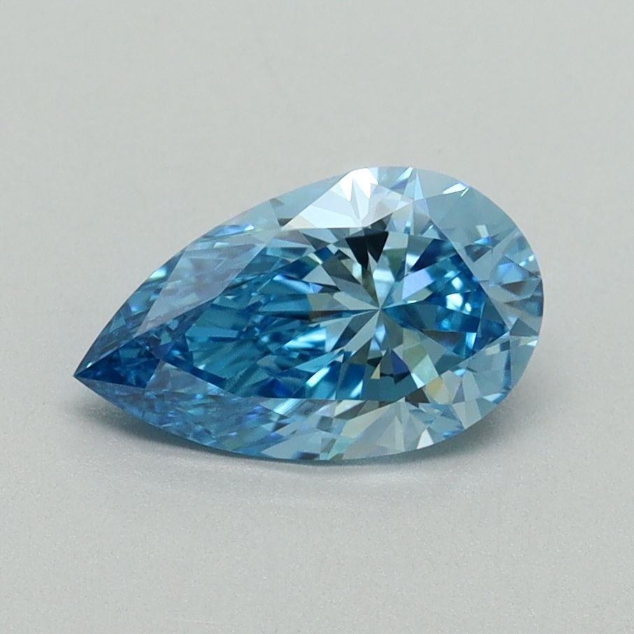 Loose Diamond - PEAR 1.01ct Fancy Vivid Blue VS1