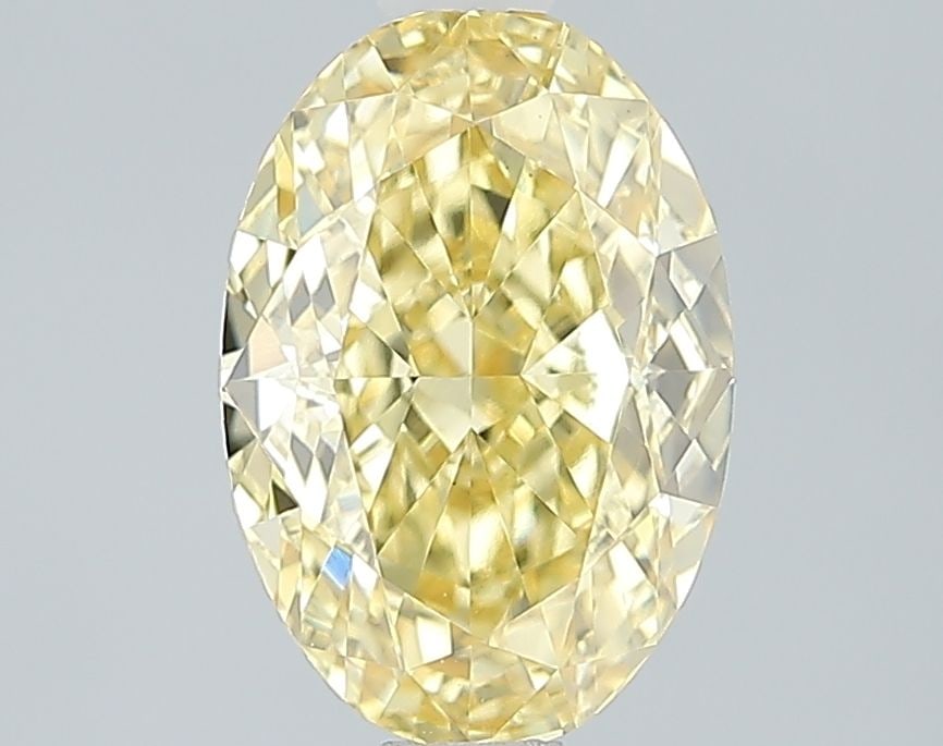 Loose Diamond - OVAL 2.51ct Fancy Vivid Yellow VS1