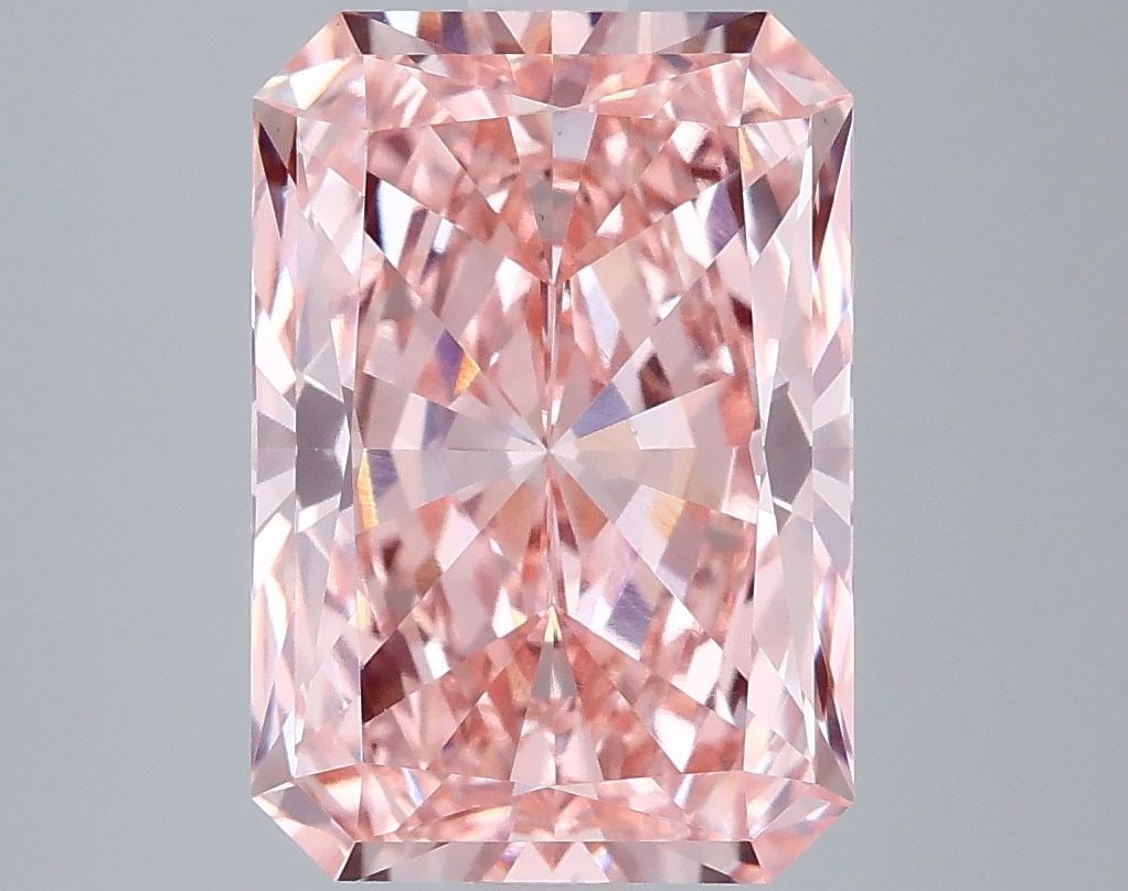 Loose Diamond - RADIANT 4.05ct Fancy Vivid Pink VS1