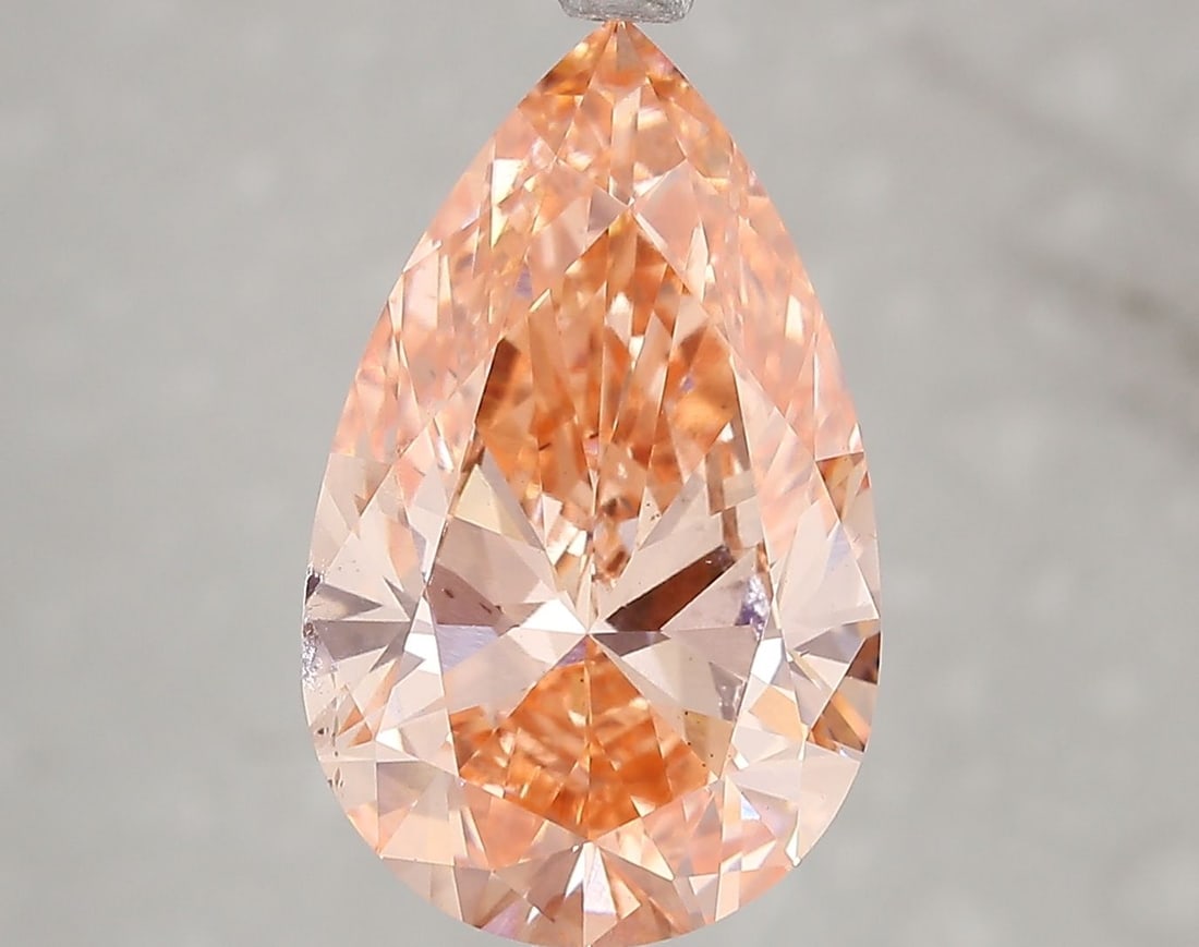 Loose Diamond - PEAR 5.01ct Fancy Vivid Pink VS2