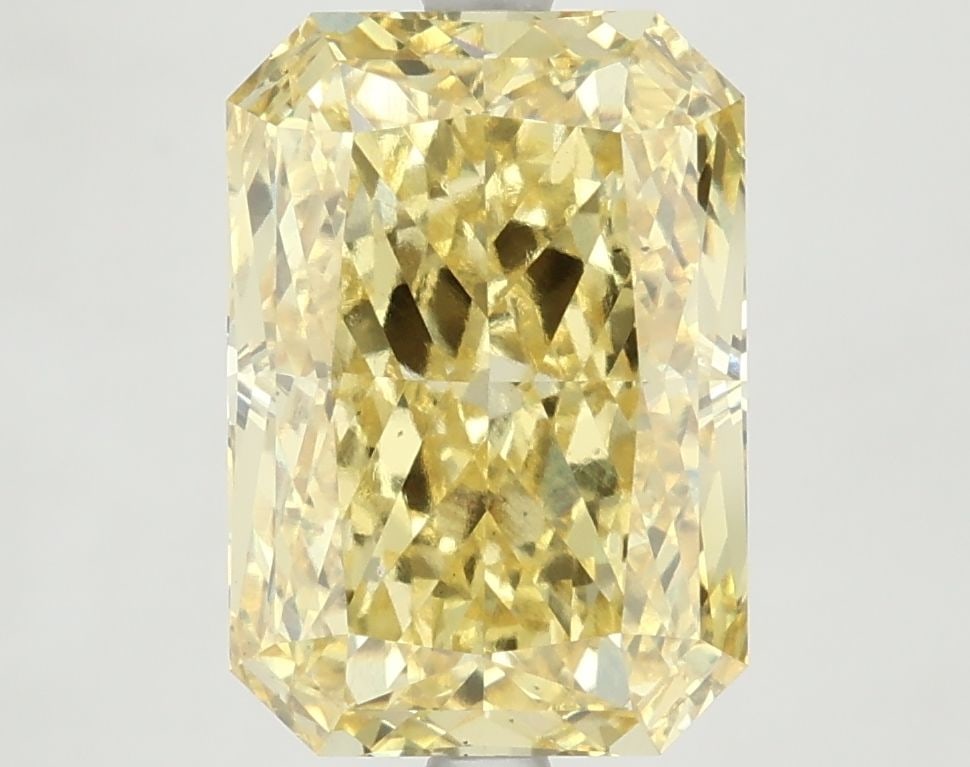 Loose Diamond - RADIANT 5.39ct Fancy Vivid Yellow VS1
