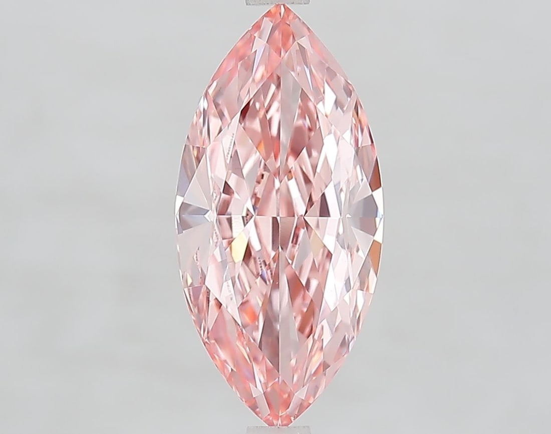 Loose Diamond - MARQUISE 3.1ct Fancy Vivid Pink VS1