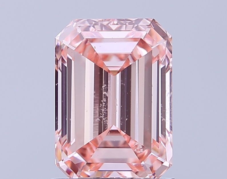 Loose Diamond - EMERALD 1.54ct Fancy Vivid Pink VS1: Loose Diamond - EMERALD 1.54ct Fancy Vivid Pink VS1 Source: This is a real non-mined Diamond that has been grown in a lab Shape: EMERALD Carats: 1.54 Color: Fancy Vivid Pink Certification: IGI Video: