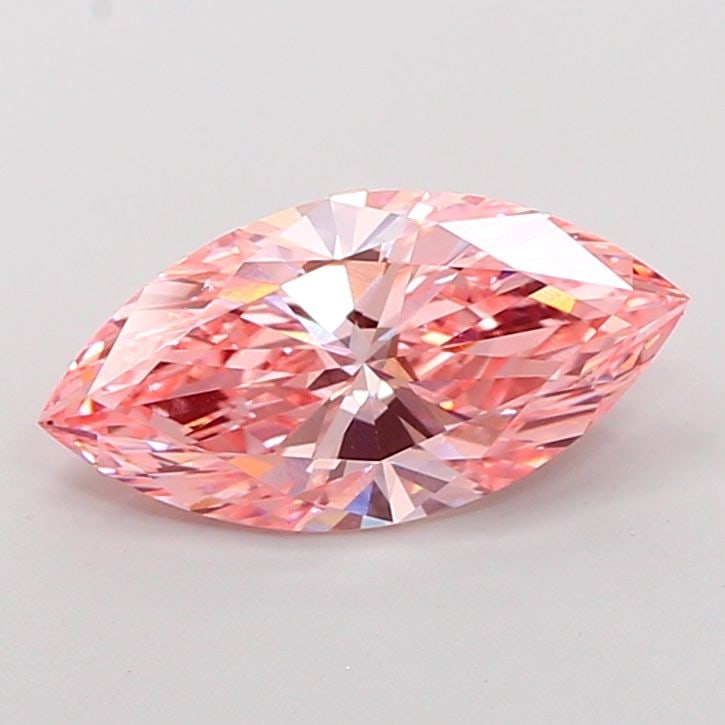 Loose Diamond - MARQUISE 3.0ct Fancy Vivid Pink VVS2
