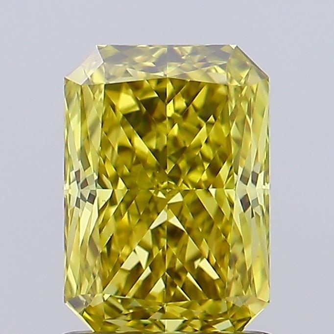 Loose Diamond - RADIANT 1.06ct Fancy Vivid Yellow VVS2