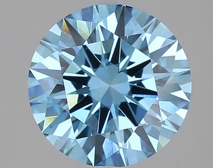Loose Diamond - ROUND 3.0ct Fancy Vivid Blue VS1
