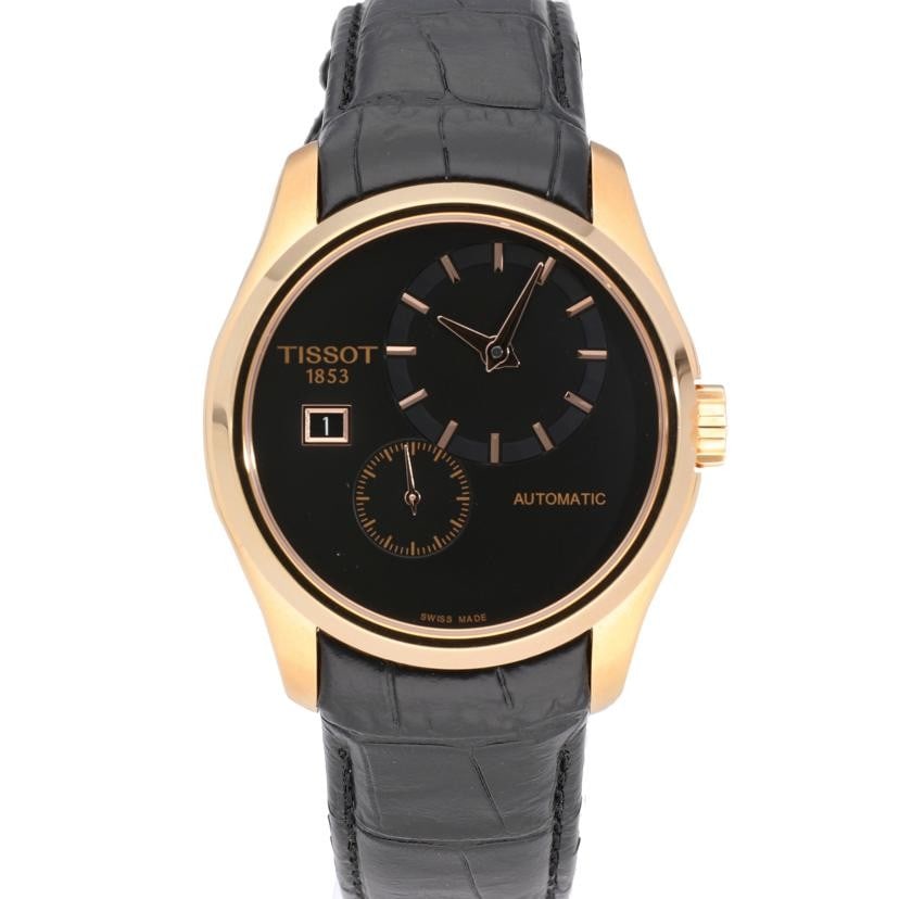 Tissot Couturier automatic men's wristwatch T0354283605100: Tissot Couturier automatic men's wristwatch T0354283605100 This TISSOT Couturier T0354283605100 men's wristwatch features an automatic movement and showcases Swiss craftsmanship. The watch is in near-