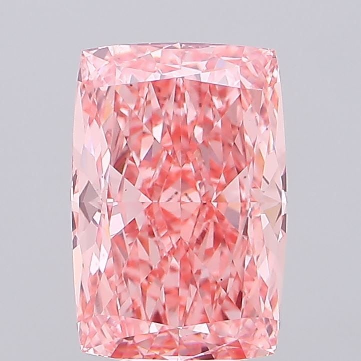 Loose Diamond - CUSHION MODIFIED 7.11ct Fancy Vivid Pink VS1