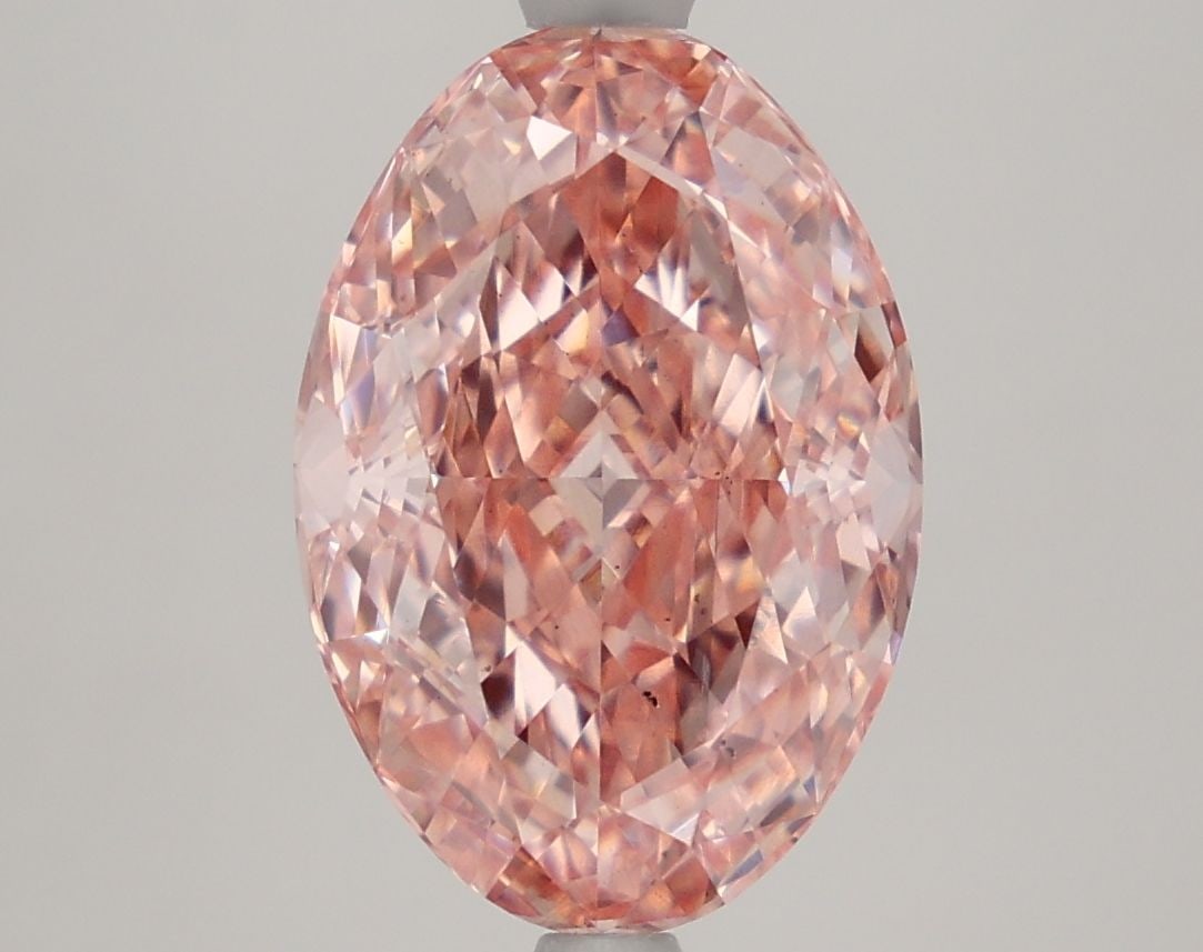 Loose Diamond - OVAL 4.42ct Fancy Vivid Pink SI1