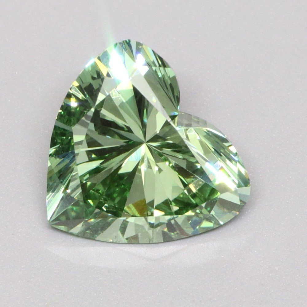 Loose Diamond - HEART 1.05ct Fancy Vivid Green VS1