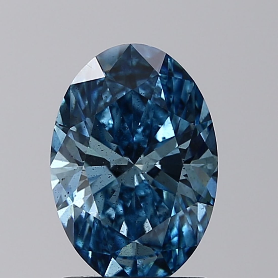 Loose Diamond - OVAL 1.2ct Fancy Vivid Blue SI2