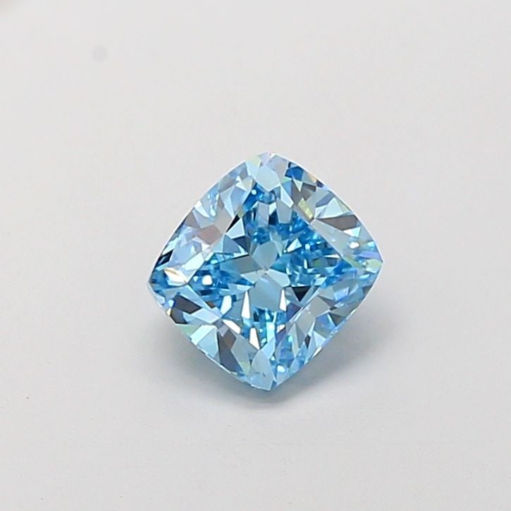 Loose Diamond - CUSHION MODIFIED 2.0ct Fancy Vivid Blue VS2: Loose Diamond - CUSHION MODIFIED 2.0ct Fancy Vivid Blue VS2 Source: This is a real non-mined Diamond that has been grown in a lab Shape: CUSHION MODIFIED Carats: 2.0 Color: Fancy Vivid Blue Certificat