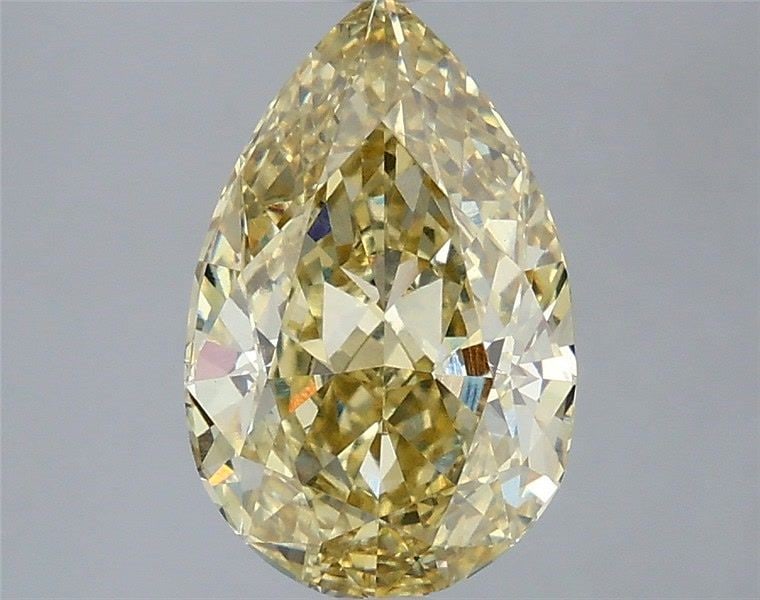 Loose Diamond - PEAR 3.09ct Fancy Intense Yellow VS1