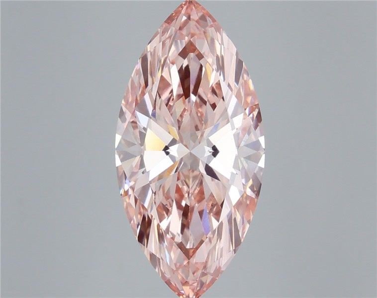 Loose Diamond - MARQUISE 7.1ct Fancy Vivid Pink VVS2