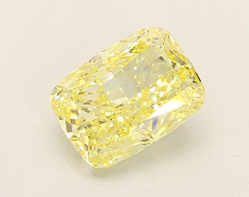 Loose Diamond - CUSHION MODIFIED 2.04ct Fancy Intense Yellow VVS2