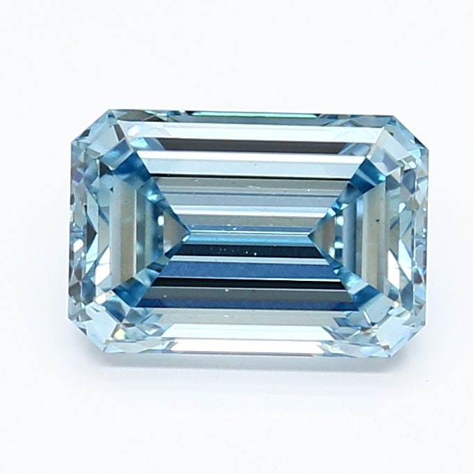 Loose Diamond - EMERALD 2.17ct Fancy Intense Blue VS2