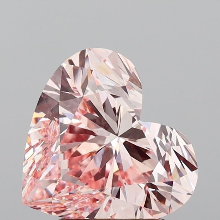 Loose Diamond - HEART 2.84ct Fancy Intense Pink VS1