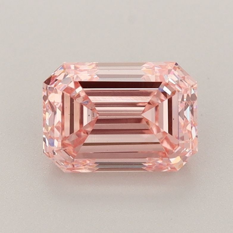 Loose Diamond - EMERALD 1.58ct Fancy Intense Pink VS2