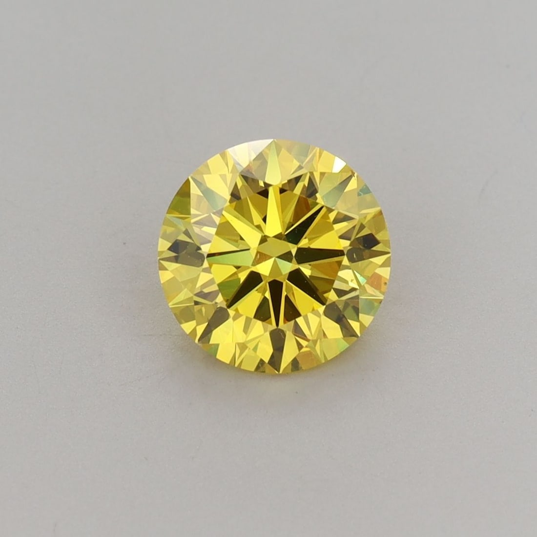 Ideal Loose Diamond - ROUND 1.42ct Fancy Vivid Yellow SI1