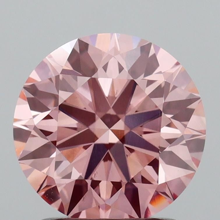 Ideal Loose Diamond - ROUND 1.64ct Fancy Intense Pink VS1