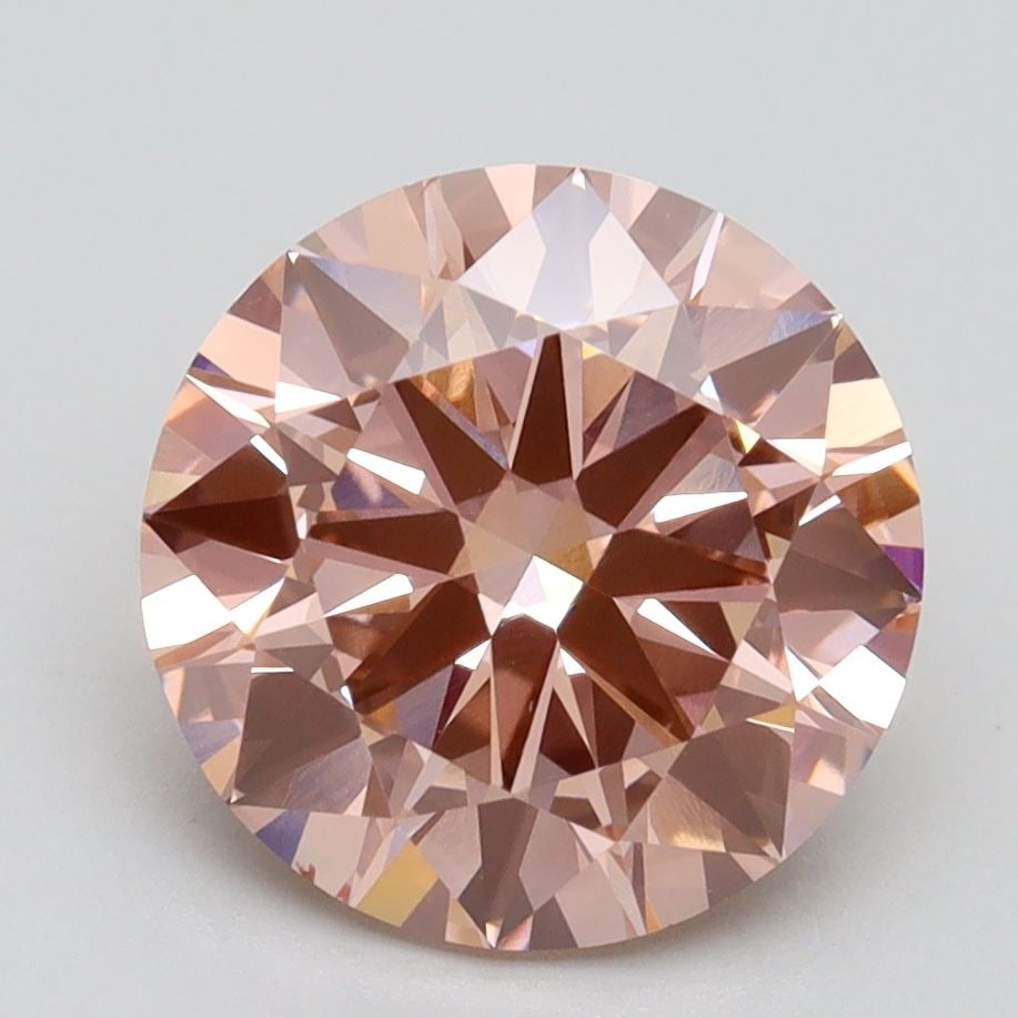 Loose Diamond - ROUND 3.06ct Fancy Intense Pink VS1