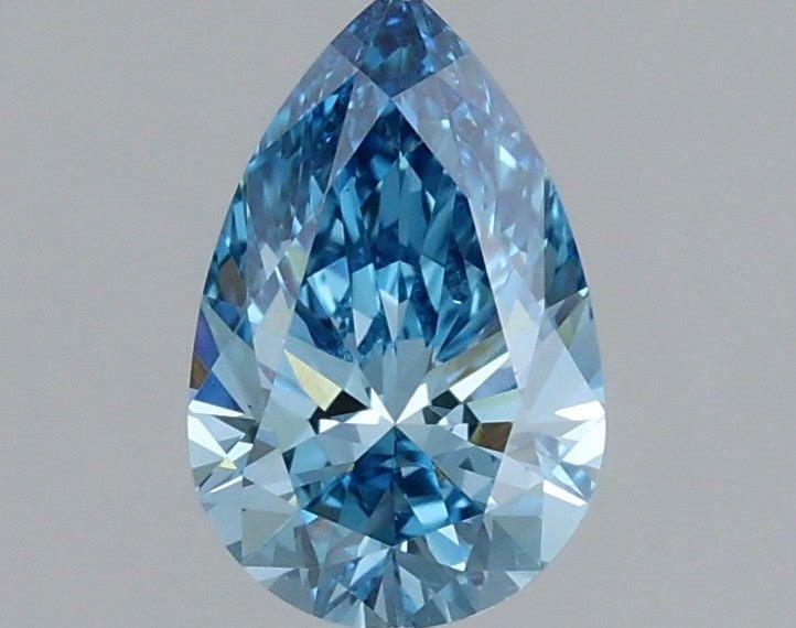 Loose Diamond - PEAR 1.01ct Fancy Vivid Blue VVS2