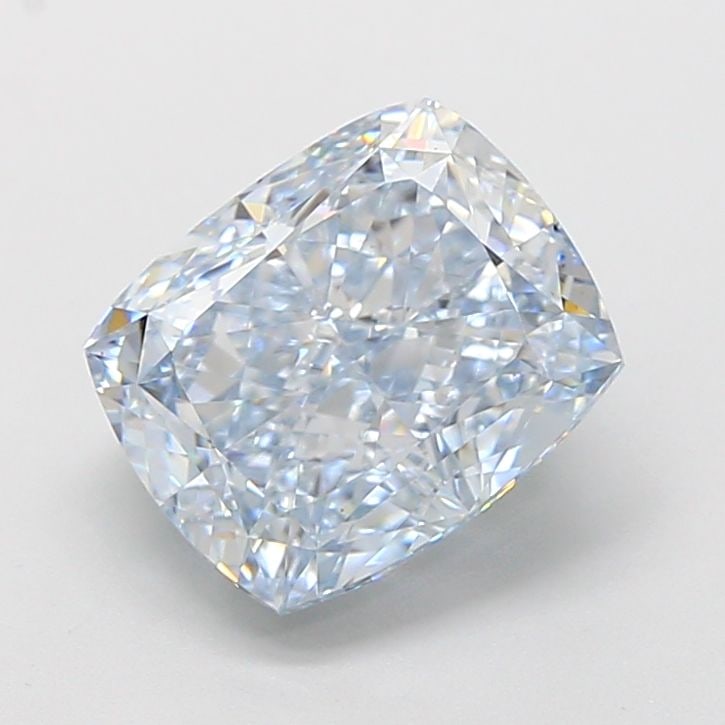 Loose Diamond - CUSHION MODIFIED 3.16ct Fancy Light Blue VVS2