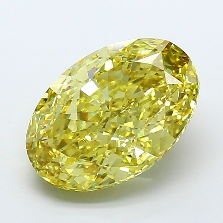 Loose Diamond - OVAL 7.02ct Fancy Intense Yellow VS2