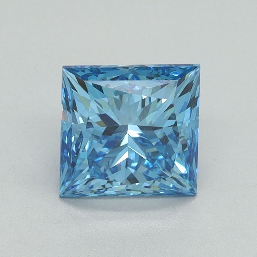 Loose Diamond - PRINCESS 1.5ct Fancy Vivid Blue VS1
