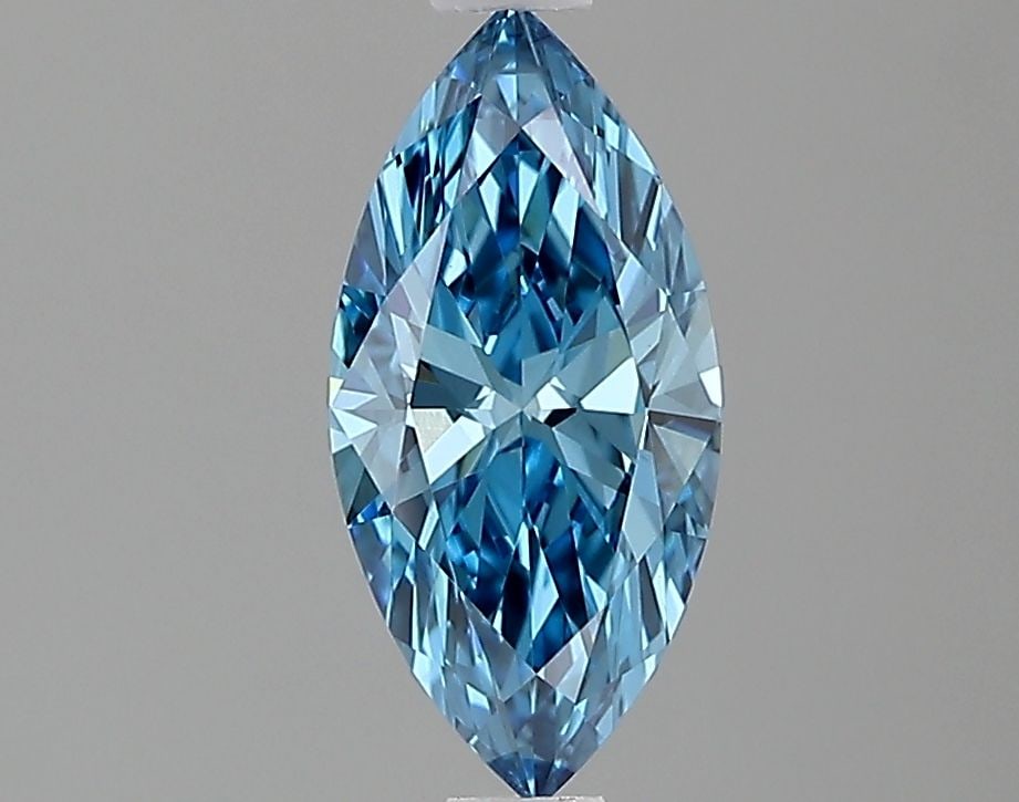 Loose Diamond - MARQUISE 0.72ct Fancy Vivid Blue VVS2