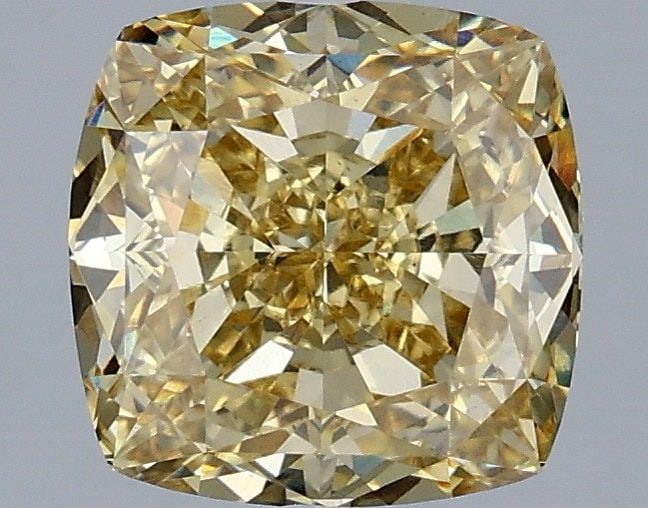 Loose Diamond - CUSHION MODIFIED 3.09ct Fancy Yellow VS1
