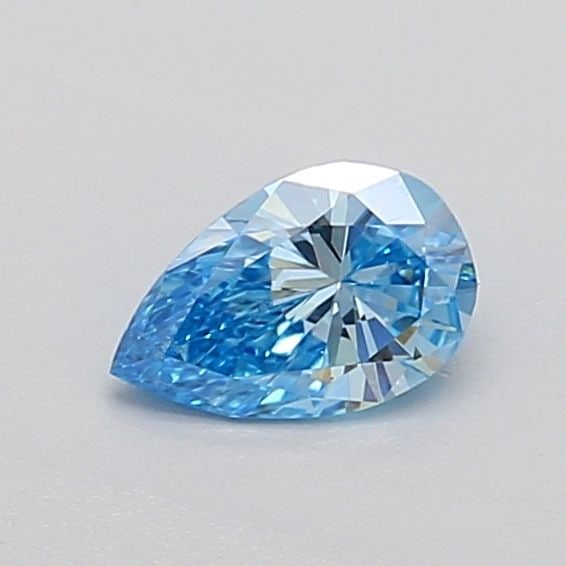 Loose Diamond - PEAR 0.37ct Fancy Vivid Blue VS2