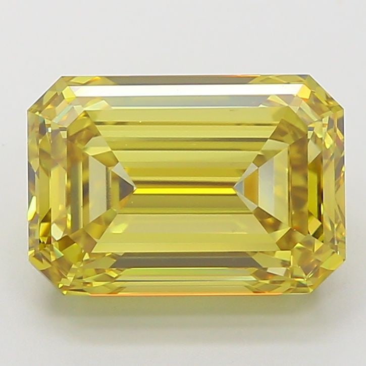 Loose Diamond - EMERALD 6.02ct Fancy Intense Yellow VS1: Loose Diamond - EMERALD 6.02ct Fancy Intense Yellow VS1 Source: This is a real non-mined Diamond that has been grown in a lab Shape: EMERALD Carats: 6.02 Color: Fancy Intense Yellow Certification: IGI