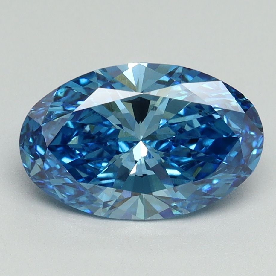 Loose Diamond - OVAL 2.08ct Fancy Vivid Blue VS1