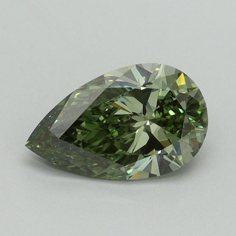 Loose Diamond - PEAR 1.17ct Fancy Vivid Green VS1