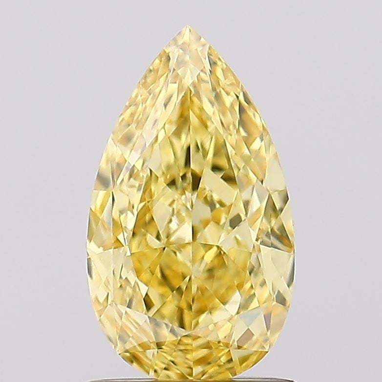 Loose Diamond - PEAR 1.38ct Fancy Vivid Yellow VS2