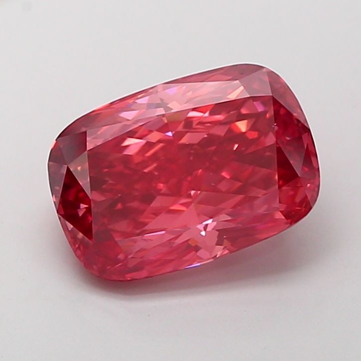 Loose Diamond - CUSHION MODIFIED 5.05ct Fancy Vivid Pink VS2