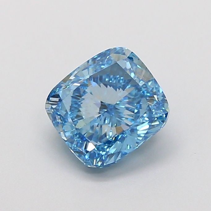 Loose Diamond - CUSHION MODIFIED 1.53ct Fancy Vivid Blue VS2