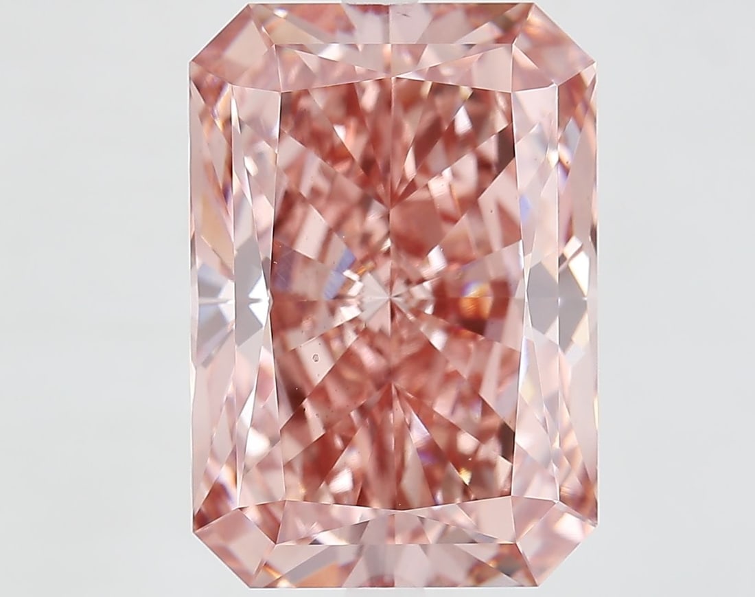 Loose Diamond - RADIANT 11.28ct Fancy Vivid Pink VS1